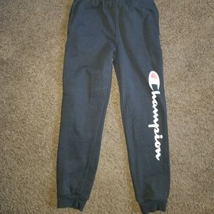 Champion Sweatpants Big Boys Large Black